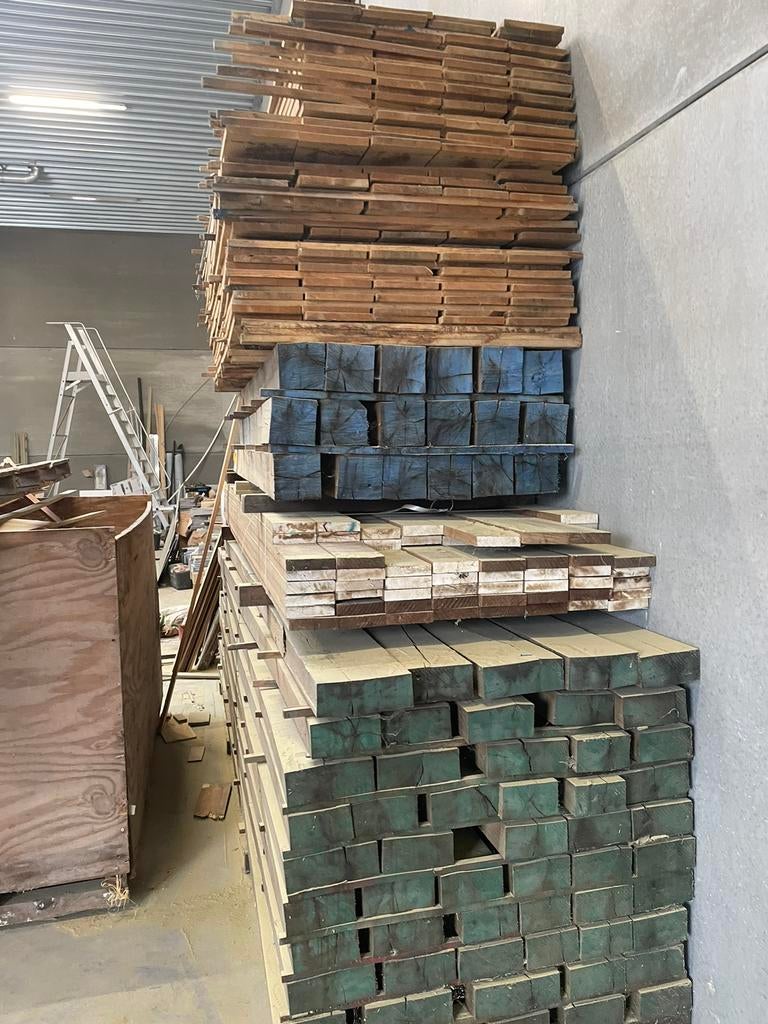 Droge Eiken balken-planken moet weg, Enlèvement, Comme neuf, Poutres