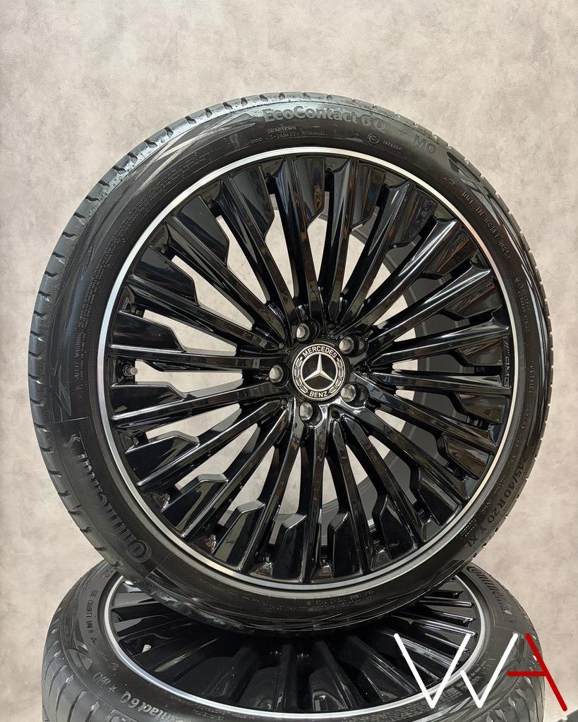 20” Mercedes-Benz E-Klasse AMG W214 S214 velgen Continental, Gebruikt, -, -, Banden en Velgen