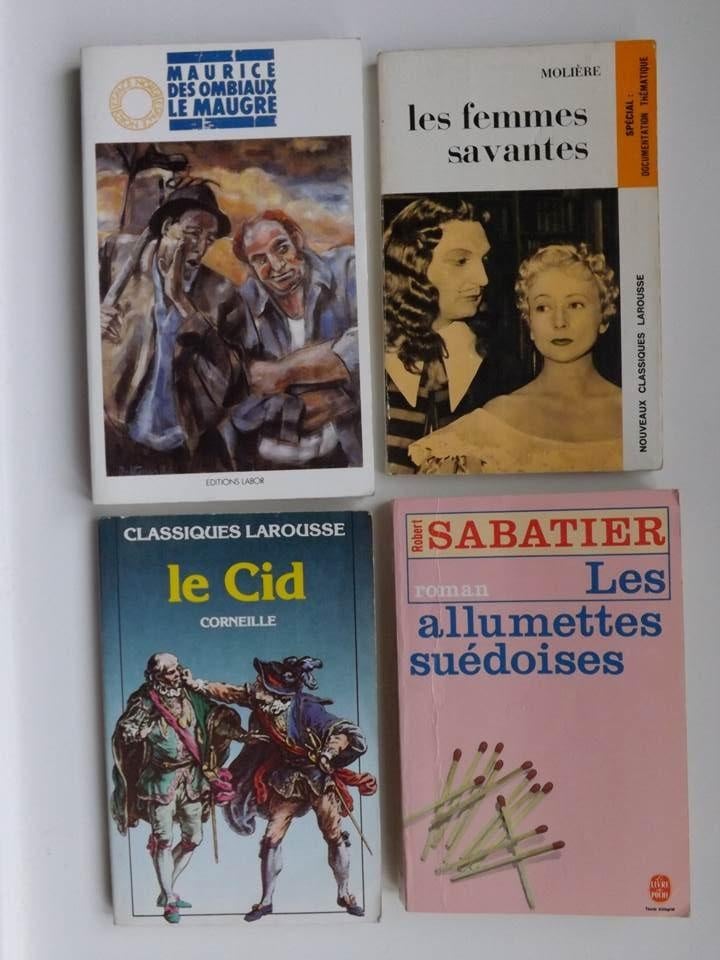 Livres Dom Juan / Femmes savantes / Allumettes /Cid / Maugré, Boeken, Schoolboeken, Ophalen of Verzenden, Gelezen, ASO, Frans