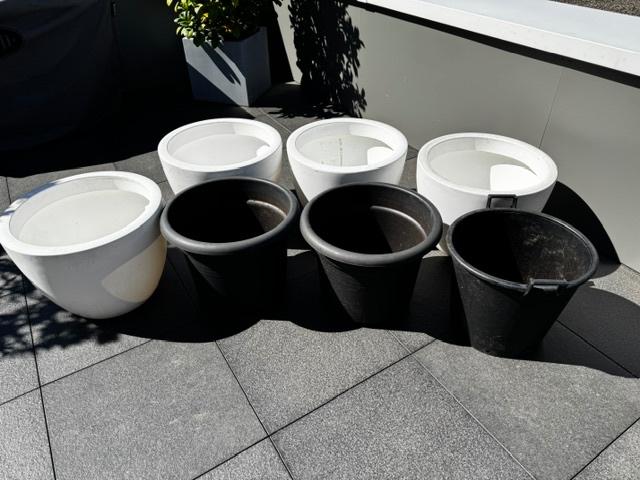 Plantenpotten, Ophalen, Kunststof, Gebruikt, 40 cm of meer