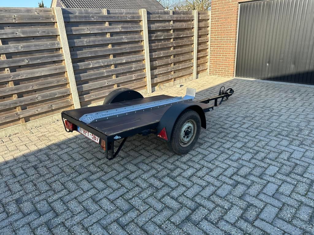 Motoraanhangwagen motortrailer zeer degelijk, Auto diversen, Aanhangers en Bagagewagens, Ophalen, Zo goed als nieuw