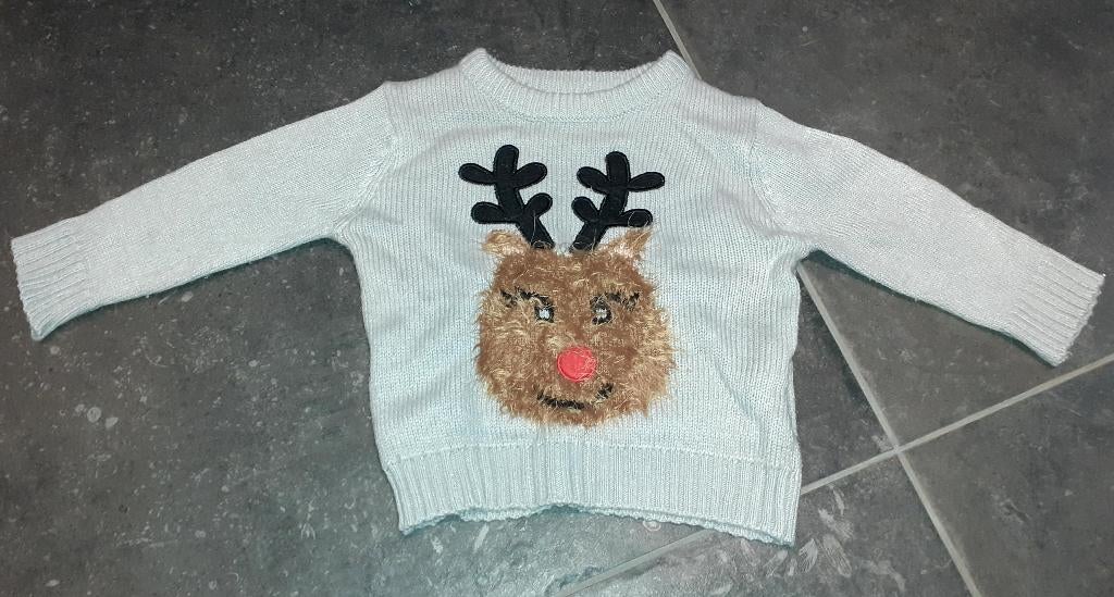 Baby zachte trui rendier merry christmas 68, Enfants & Bébés, Vêtements de bébé | Taille 68, Enlèvement ou Envoi, Neuf, Garçon ou Fille