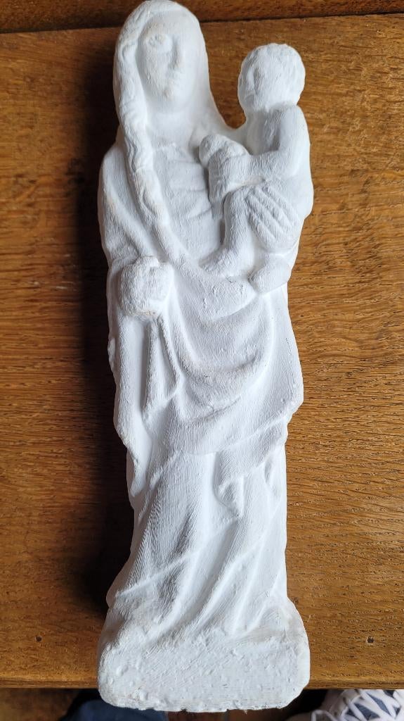 Vierge à l'enfant ORVAL en Pierre, Antiquités & Art, Enlèvement ou Envoi
