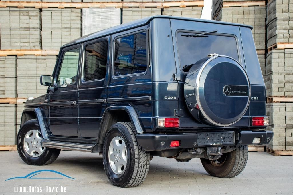 Mercedes-Benz G-Klasse G270 CDI 4X4 2.7d / 1 EIGENAAR, Automaat, Zwart, G-Klasse, Bedrijf