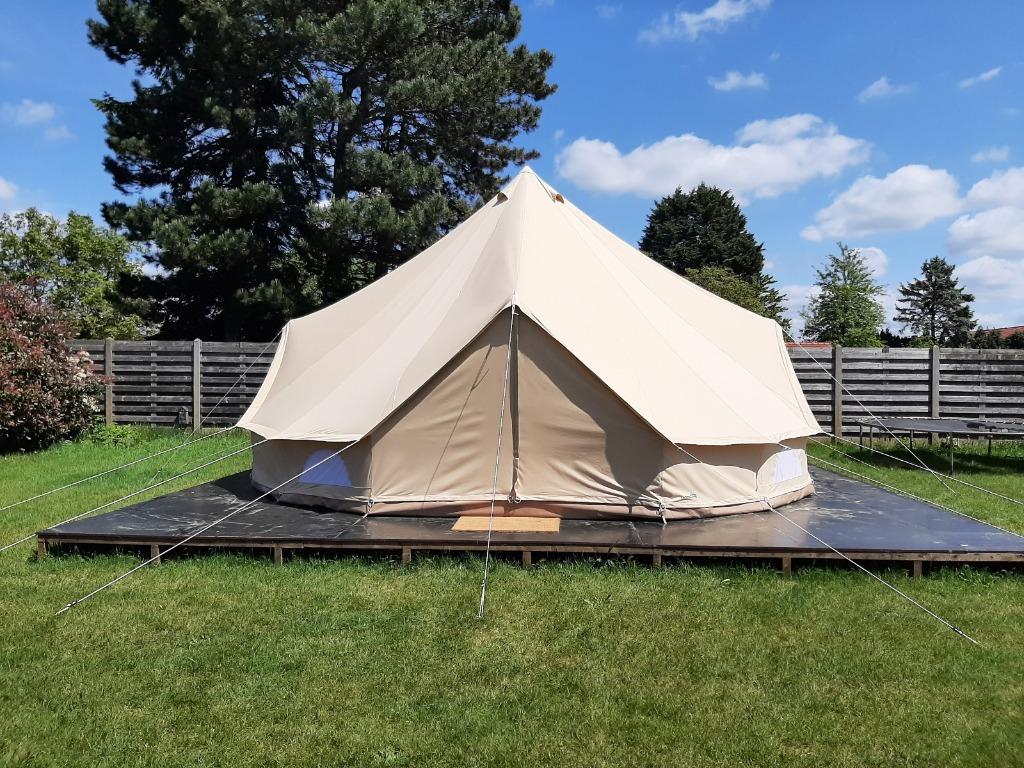 Canvastent 7m diameter, Jardin & Terrasse, Jardin & Terrasse Autre, Utilisé, Enlèvement