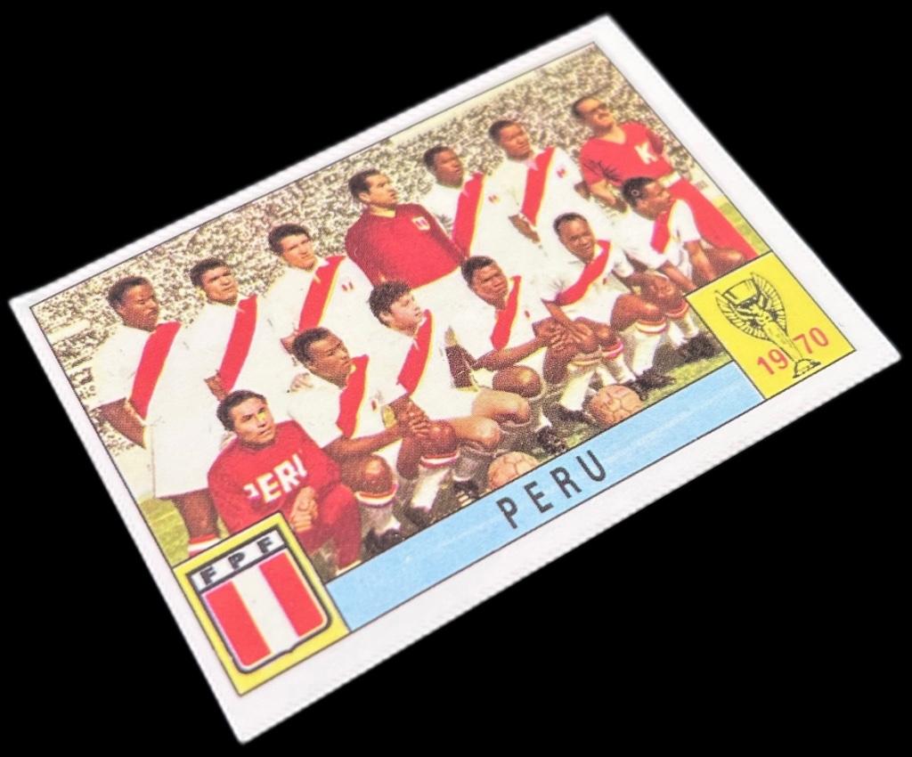 Panini WK 70 Mexico Team Peru Kaart Sticker 1970, Collections, Envoi, Neuf