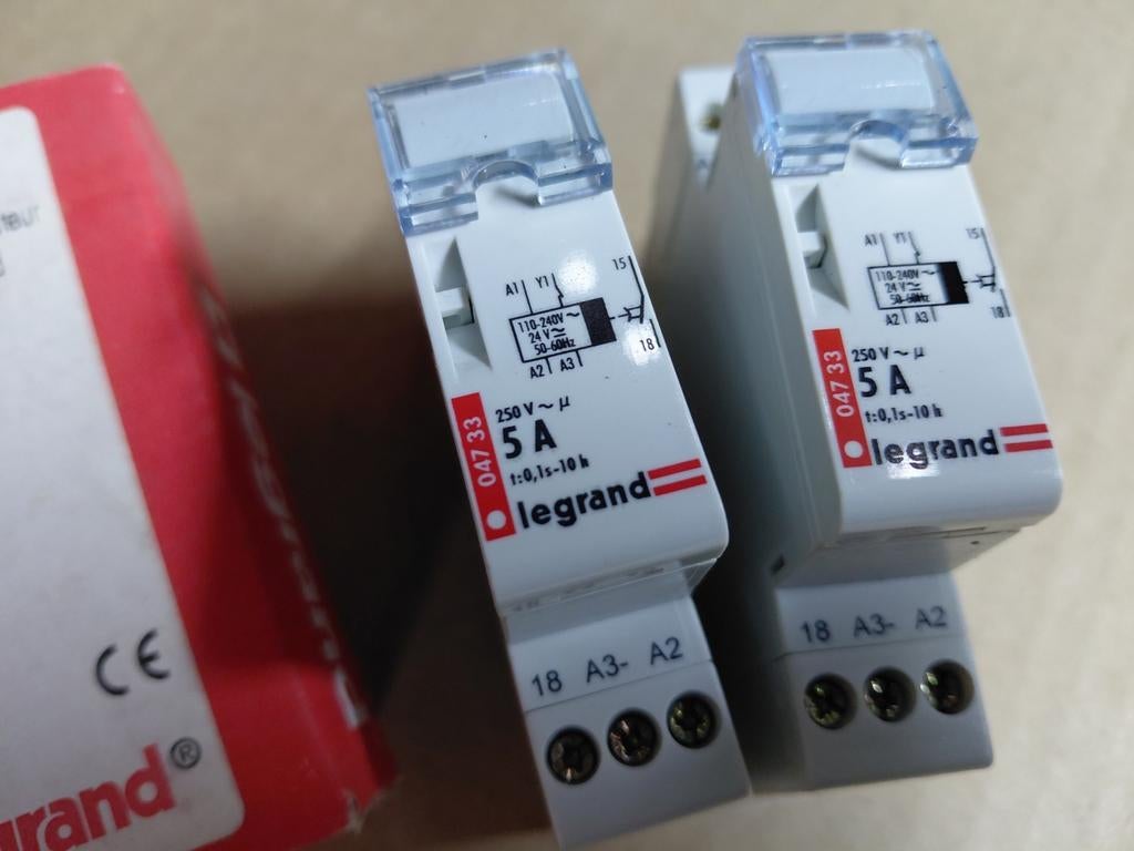 Legrand 5 amp 250v tijdrelais, Ophalen of Verzenden, Nieuw, Overige typen