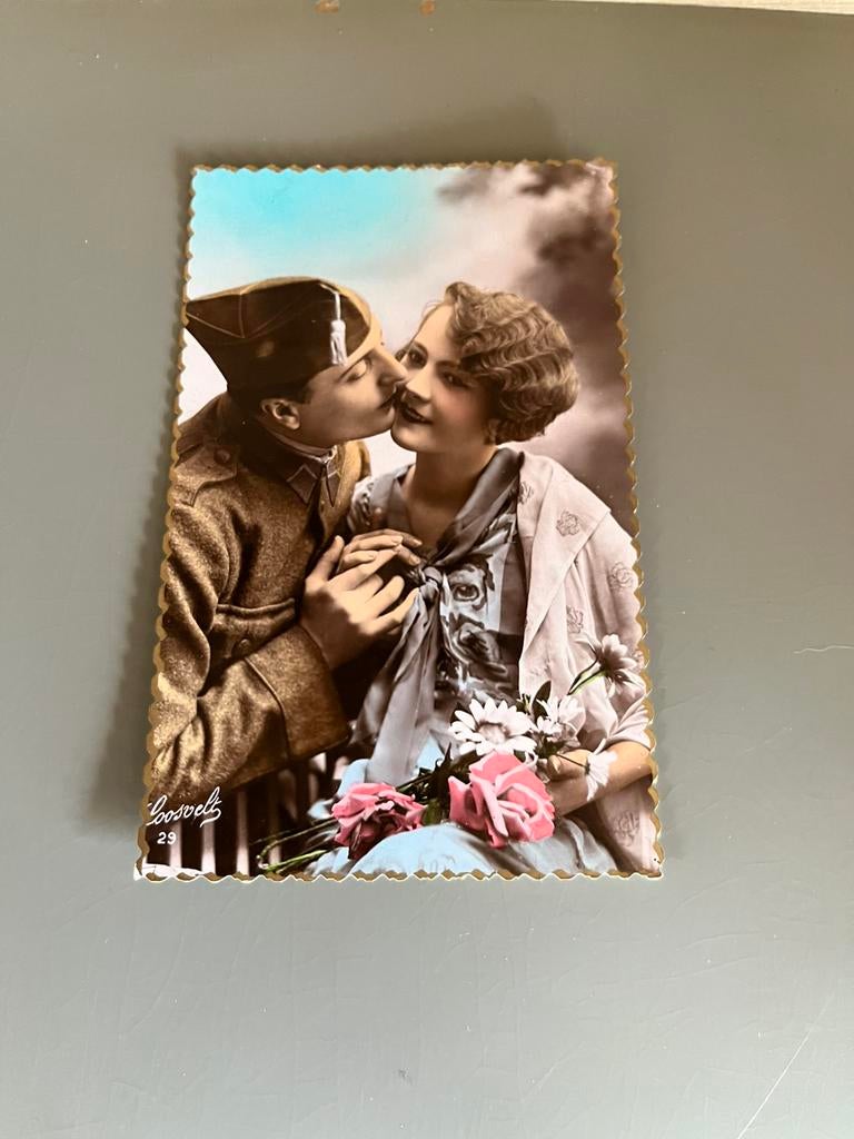 WW2 Love & Romance — Cartes postales anciennes, Collections, Enlèvement ou Envoi, Affranchie