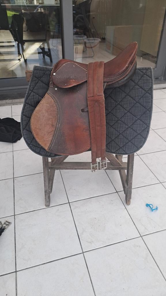 Selle marron pour enfants, Animaux & Accessoires, Enlèvement ou Envoi, Comme neuf
