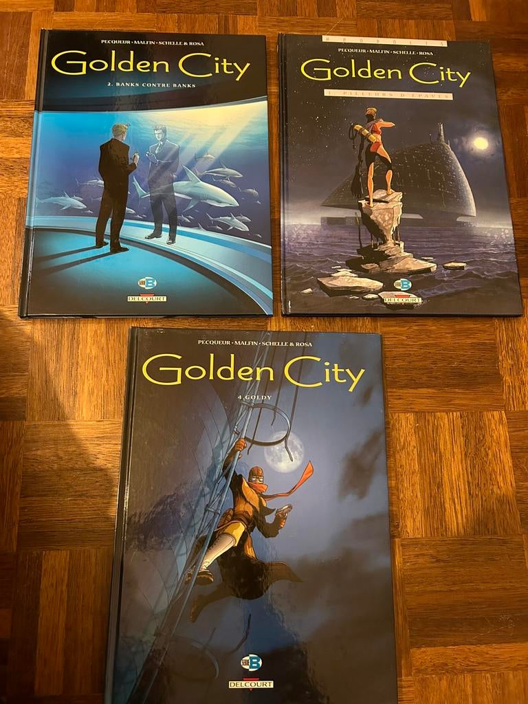 Golden City - nr 1, 2 et 4 en TBE!, Enlèvement ou Envoi, Comme neuf