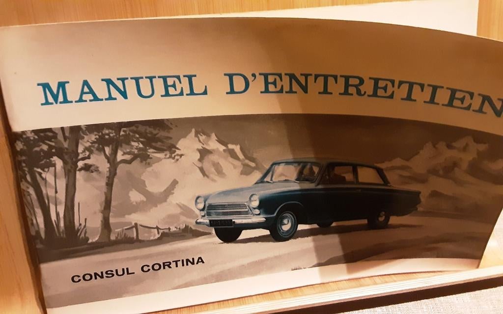 Ford consul cortina handleiding, Autos : Divers, Modes d'emploi & Notices d'utilisation, Enlèvement ou Envoi
