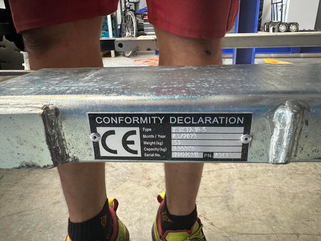 Overzet Lepels heftruck, Ophalen, Heftruck