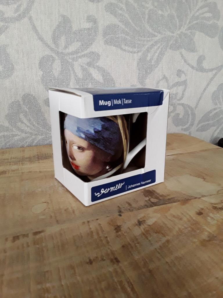 Mok meisje met de parel Johannes Vermeer, Ophalen of Verzenden