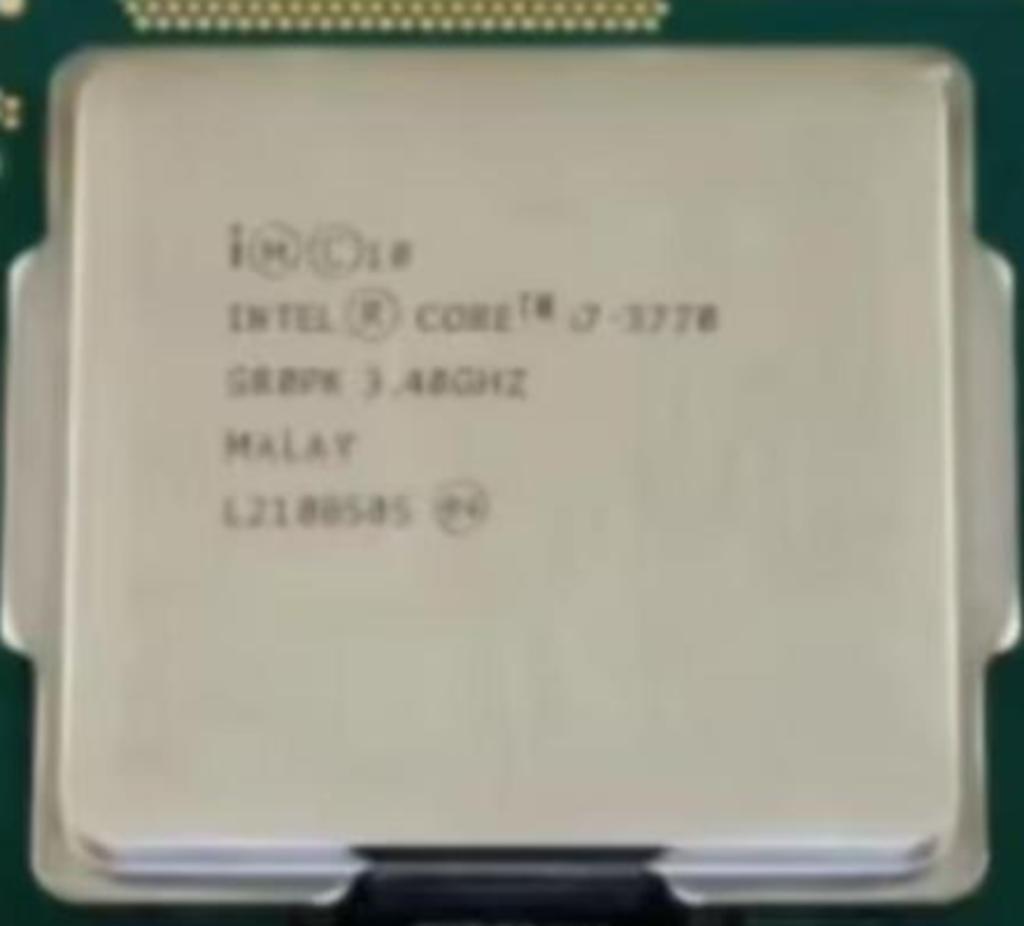 Intel Core i7 3770 3.4GHz CPU met Socket LGA 1155, Computers en Software, Processors, Ophalen of Verzenden, Gebruikt, 3 tot 4 Ghz