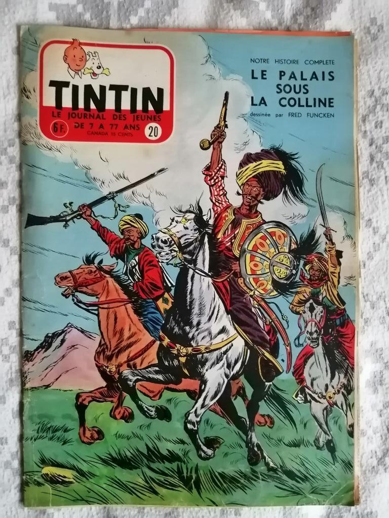 Journal de TINTIN édition Belge n20 - 18 mai 1955, Collections, Enlèvement ou Envoi, Journal ou Magazine