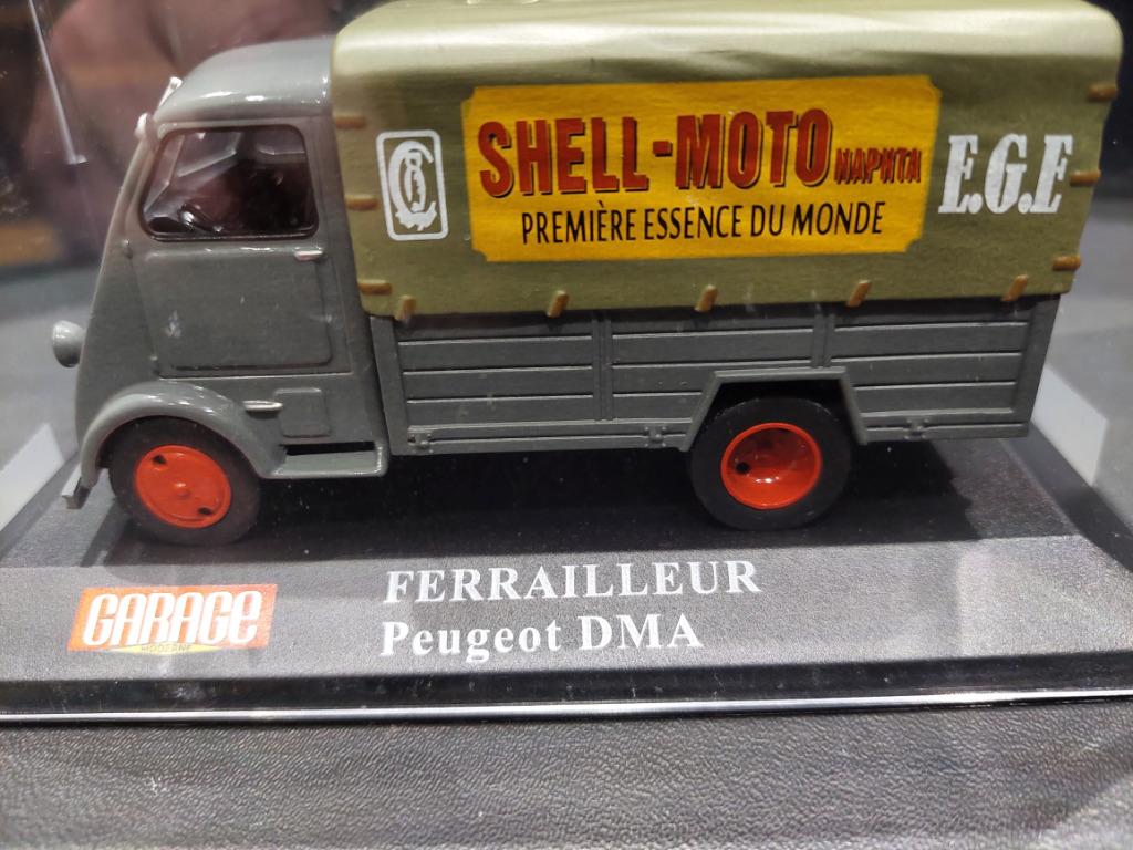 camion FERRAILLEUR - PEUGEOT DMA - bache SHELL, Enlèvement ou Envoi, Comme neuf