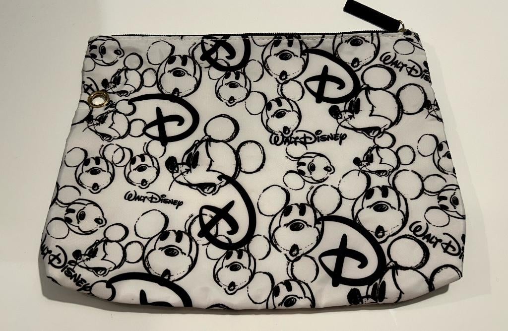 Disney wit-zwarte toilettas met Mickeyprint, Handtassen en Accessoires, Toilettassen, Ophalen of Verzenden, Nieuw, Wit, Jongen of Meisje