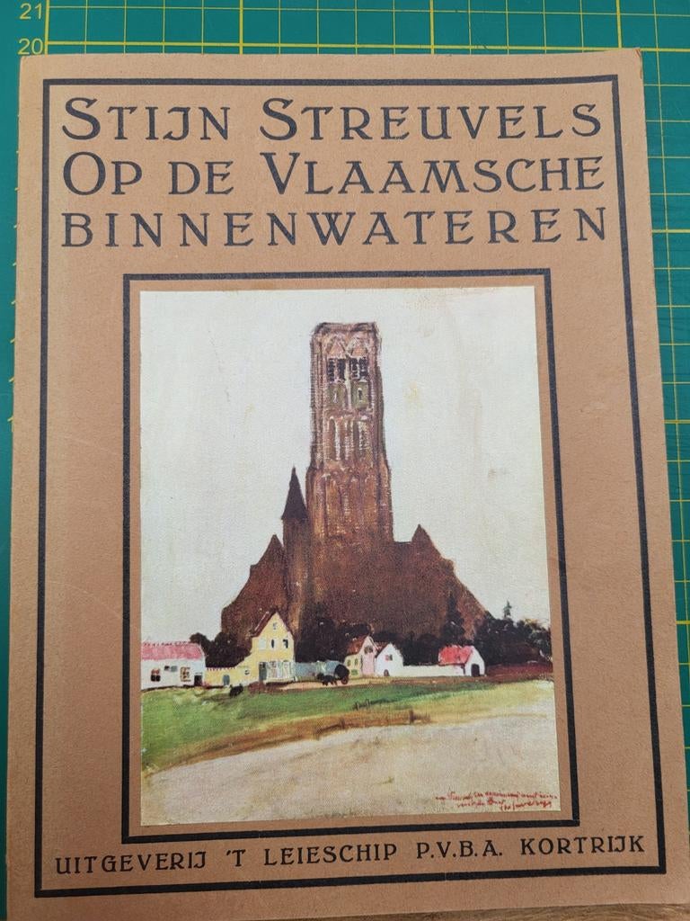 Stijn Streuvels- Op de Vlaamsche binnenwateren - 1924, Enlèvement ou Envoi, Utilisé