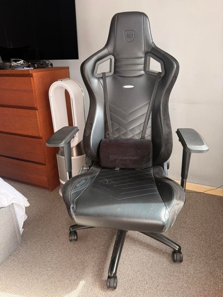 Noblechairs EPIC Black Edition, Chaise de bureau de gaming, Comme neuf, Enlèvement, Chaise de bureau