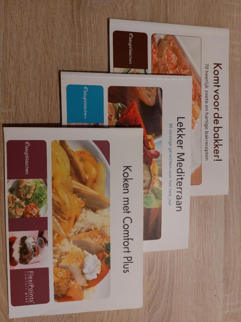 3 Weight Watchers kookboeken, Boeken, Ophalen, Weight Watchers, Zo goed als nieuw, Europa