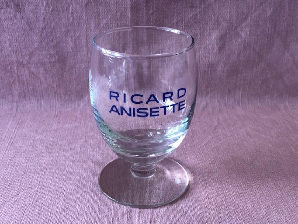 Ricard glas ballon groot blauw RICARD ANISETTE, Ophalen of Verzenden, Zo goed als nieuw, Gebruiksvoorwerp