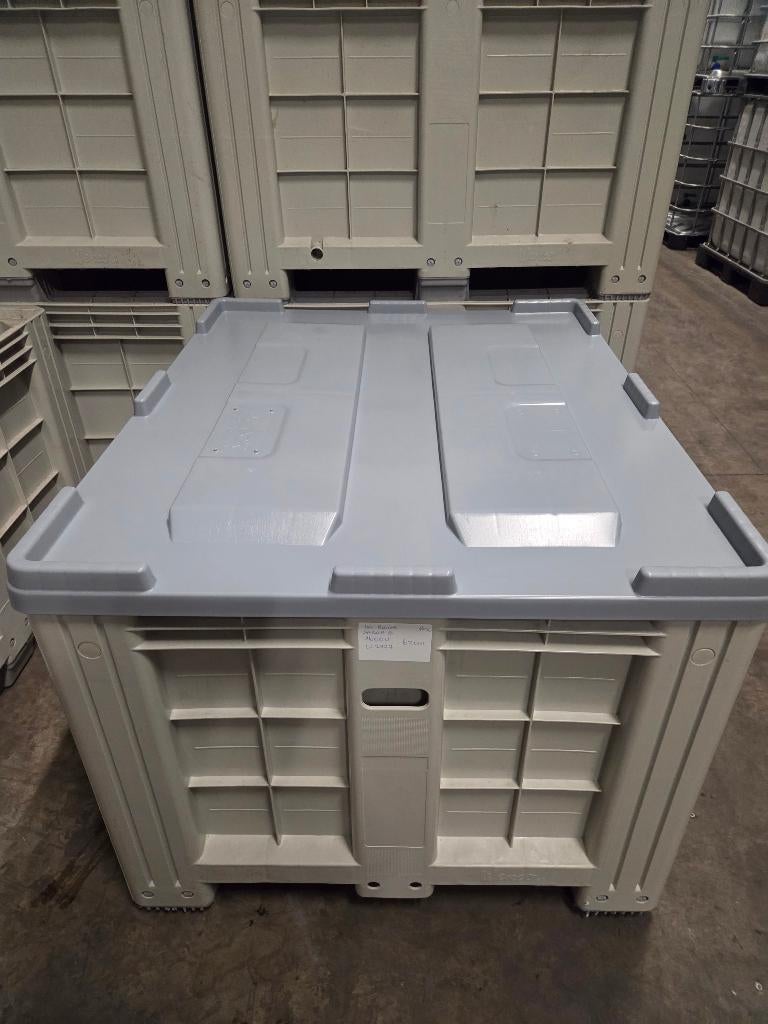 Palletboxen met deksel ( Tonnen, Vaten ), Tuin en Terras, Regentonnen, 150 liter of meer, Ophalen, Zo goed als nieuw, Kunststof