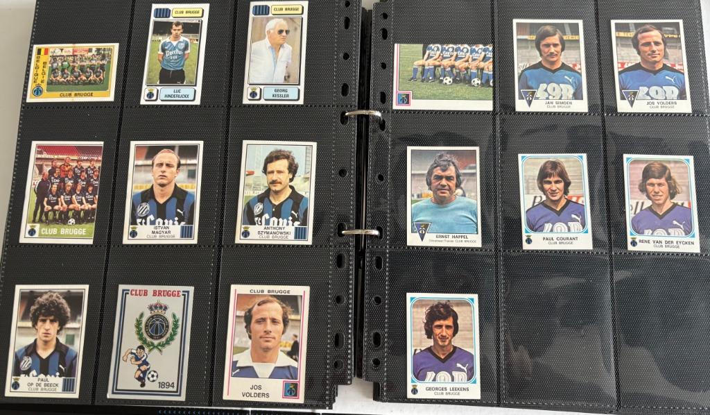 16 oude panini Club Brugge stickers, Verzamelen, Verzenden, Zo goed als nieuw, Poster, Plaatje of Sticker