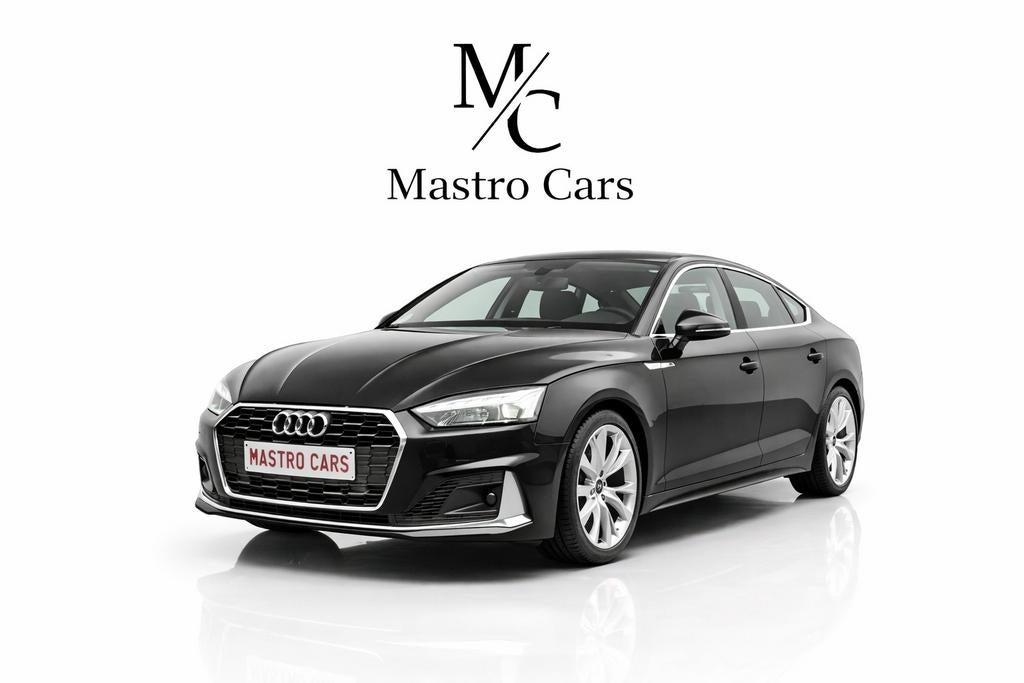 Audi A5 Sportback 30TDI 2L 136pk 2021 44.000 km Garantie, Auto's, 4 cilinders, Zwart, Leder, 5 deurs