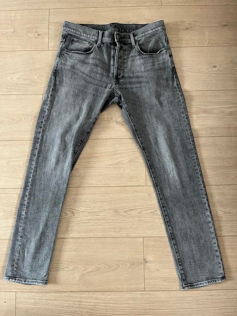 Jean slim G-Star 3301 Z.G.A.N W33 L32, Enlèvement ou Envoi, Comme neuf, Gris, W33 - W34 (confection 48/50)