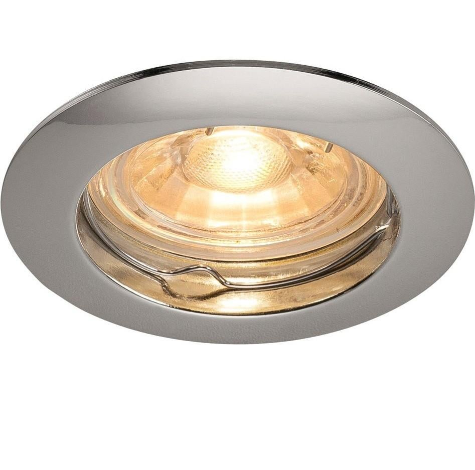 LOT 50x Spots - Voorraadafbouw - vast chroom, Metaal of Aluminium, Nieuw, Ophalen of Verzenden, Led