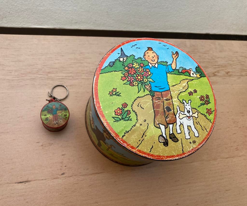 Tintin Boîte Brochet et le porte clé - 1965, Enlèvement ou Envoi