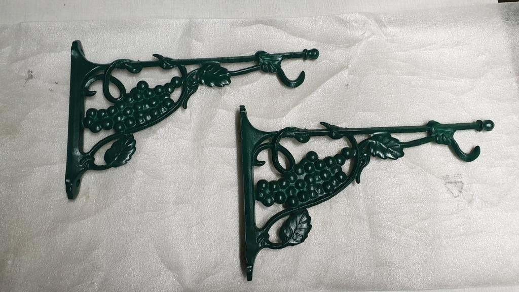 2 nieuwe vintage metalen muurhangers, Ophalen, Zo goed als nieuw