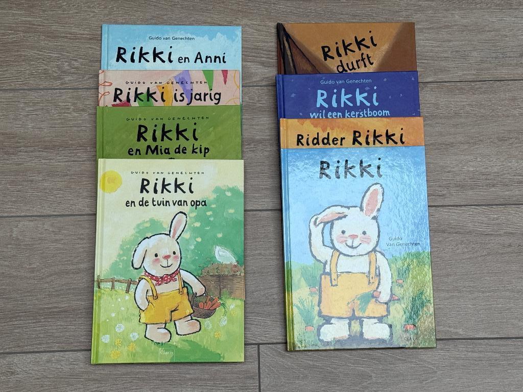 Prentenboeken: Rikki (8 stuks), Livres, Livres pour enfants | 4 ans et plus, Comme neuf, Fiction général, 4 ans, Garçon ou Fille
