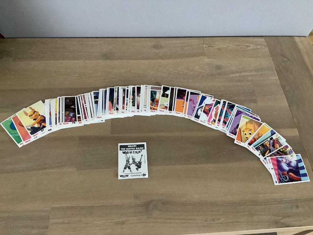Cartes images d’album Walibi thé battle game, Autres supermarchés, Enlèvement ou Envoi