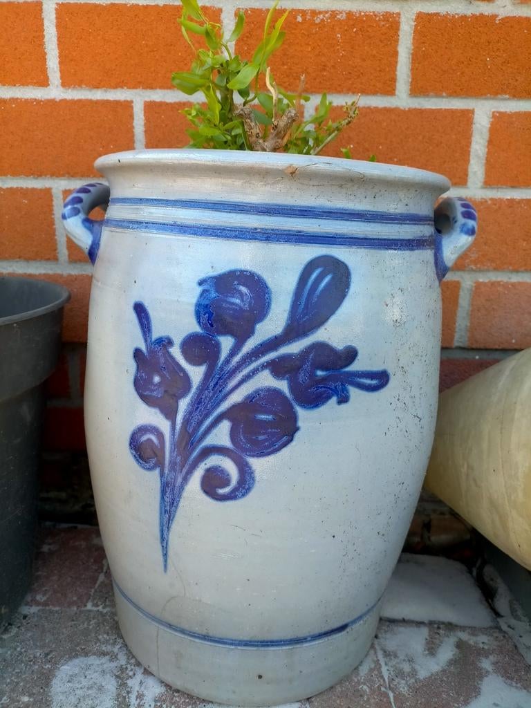 antieke boterpot Keulse keramiek, Antiek en Kunst, Ophalen