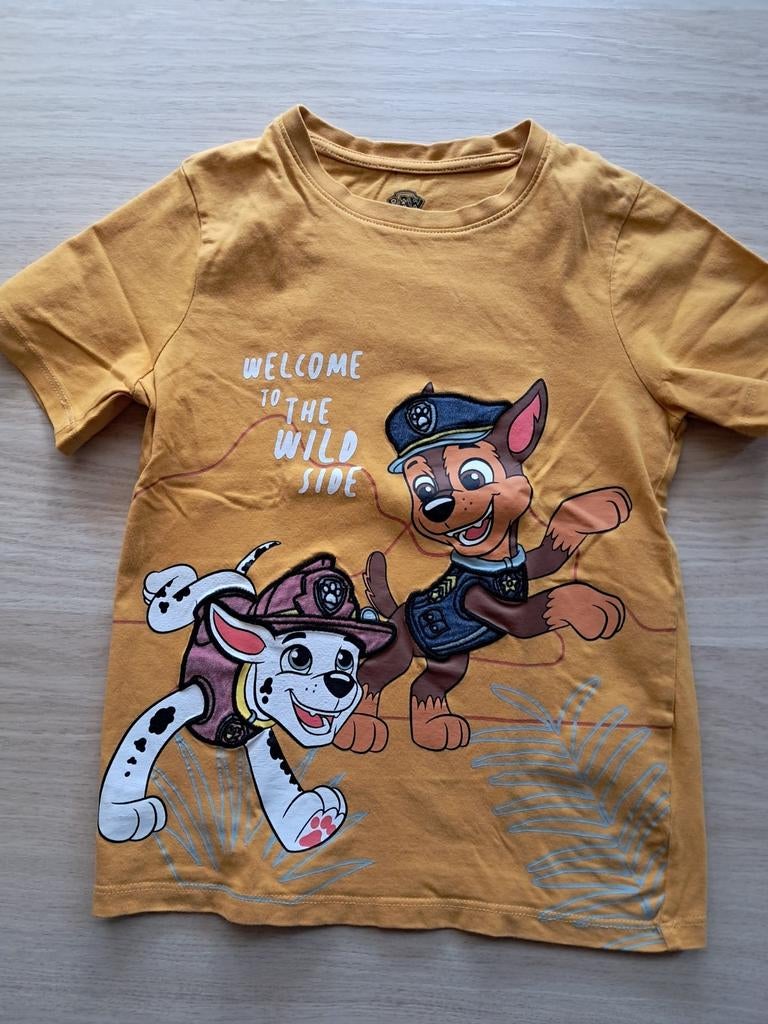 T-shirt Paw Patrol, maat 122, Kinderen en Baby's, Gebruikt, C&A, Jongen of Meisje, Ophalen of Verzenden