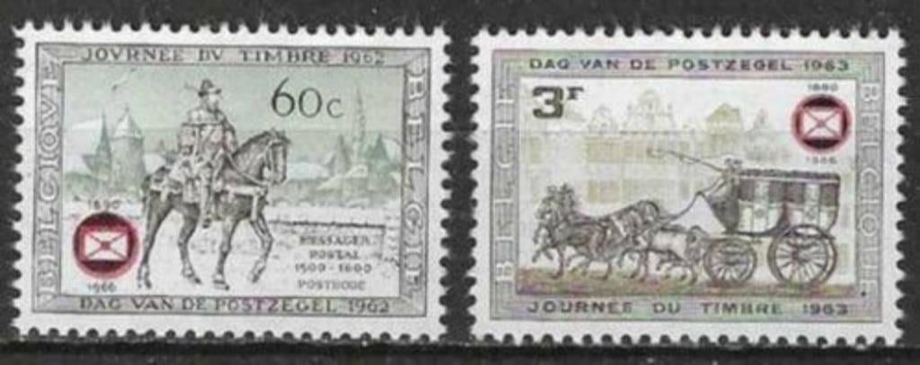 Belgie 1966 - Yvert/OBP 1395-1396 - 75 jaar K.L.B.P (PF), Postzegels en Munten, Ophalen of Verzenden, Postfris, Postfris