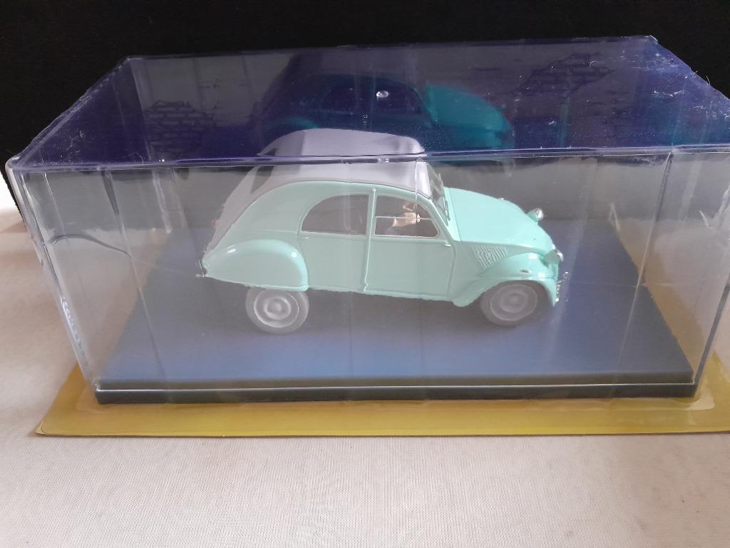 VOITURE TINTIN 1/ 24EME LA 2 CV DES DUPONDT HACHETTE, Enlèvement ou Envoi, Comme neuf