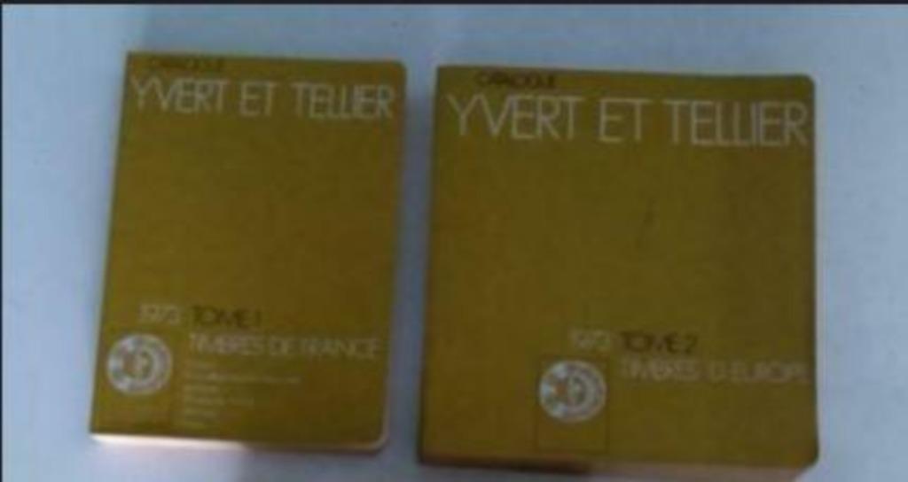 Catalogue philatélique d'Yvert et Tellier - volumes 1 et 2, Enlèvement, Catalogue