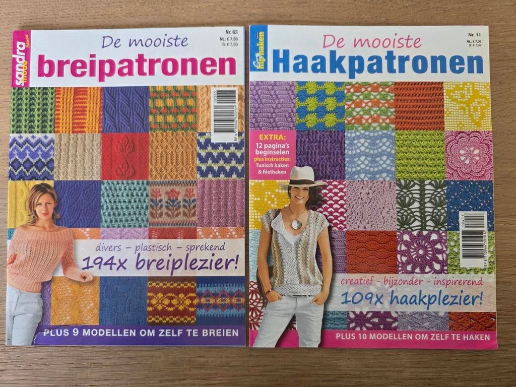 Twee special magazines haakpatronen en breipatronen NIEUW, Hobby en Vrije tijd, Breien en Haken, Nieuw, Breien, Ophalen of Verzenden