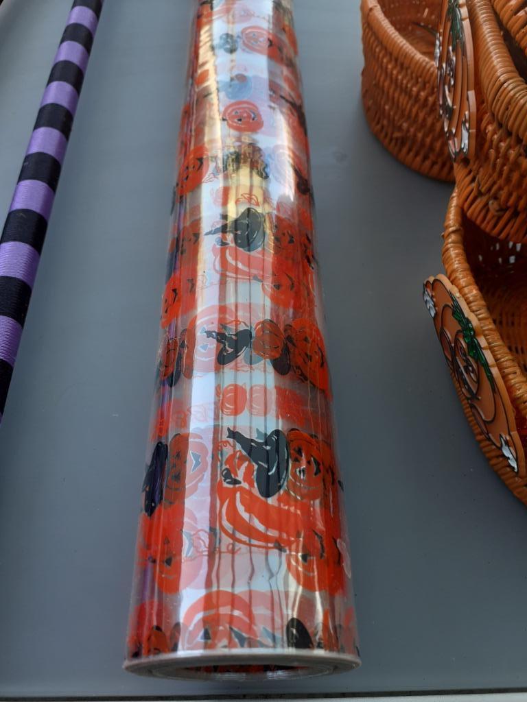 HALLOWEEN BOBINE PAPIER CADEAU CELLOPHANE 70 cm, Maison & Meubles, Enlèvement, Neuf
