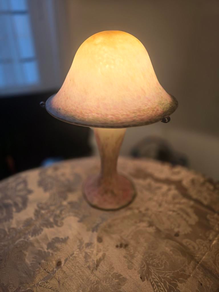 Lampes champignons, Verre