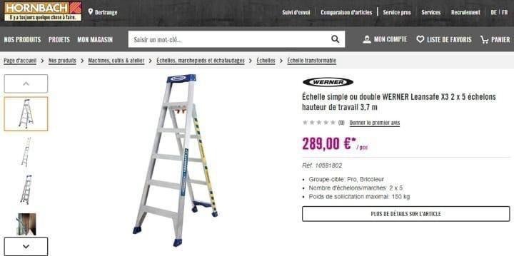 Échelle extensible en 2 parties New Werner, Maison & Meubles, Enlèvement ou Envoi, Neuf