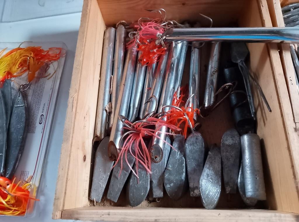 pilkers zeevisserij + benodigheden, Watersport en Boten, Ophalen, Gebruikt