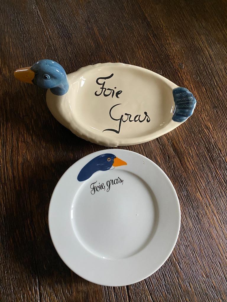 Service à foie gras en porcelaine Revol, Service complet, Comme neuf, Enlèvement, Autres styles