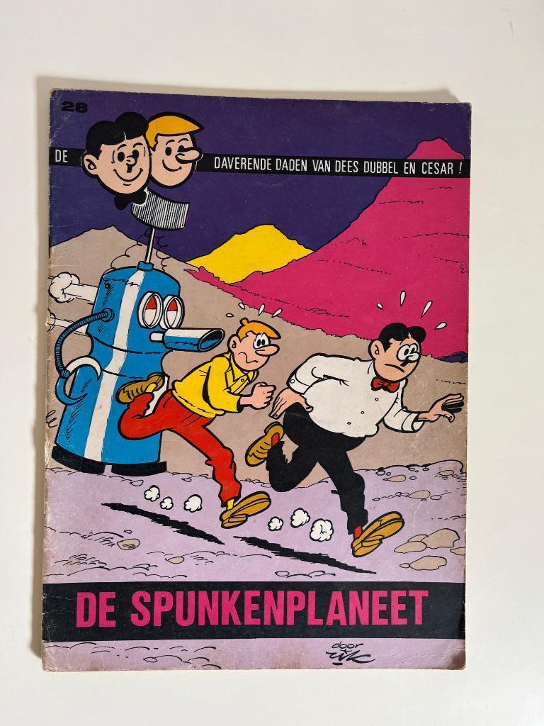 Dees Dubbel 28 - De Spunkenplaneet - 1e druk - 1972, Boeken, Stripverhalen, Verzenden, Rik Clément