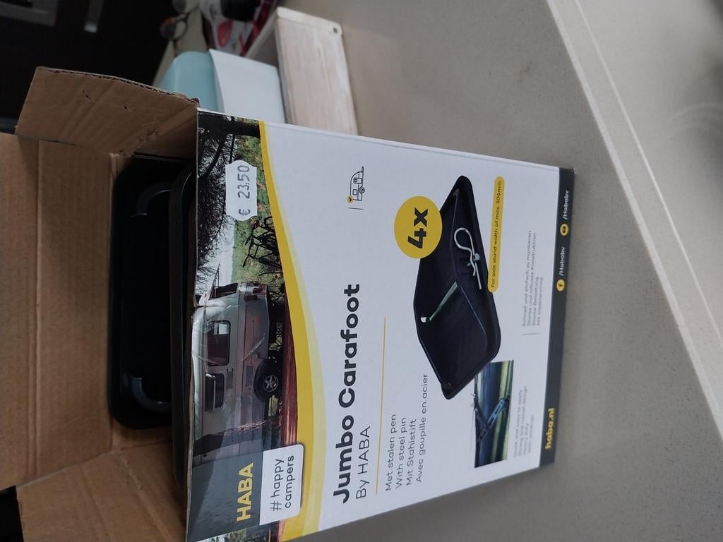 Caravanvoeten jumbo carefoot, Caravans en Kamperen, Ophalen, Zo goed als nieuw