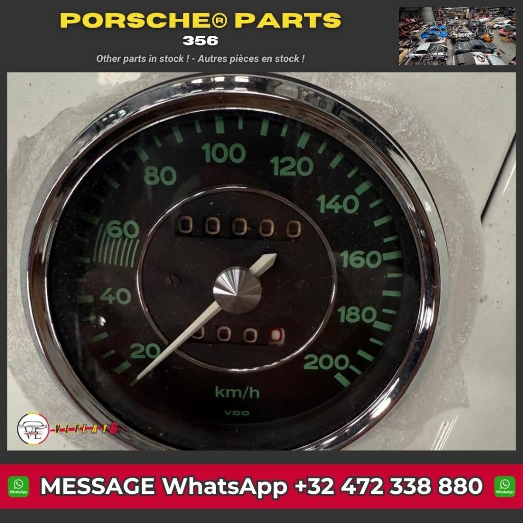 Porsche 356 snelheidsmeter, Ophalen, Gereviseerd, Porsche