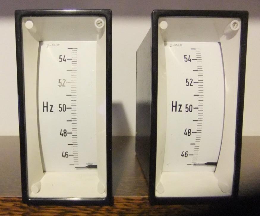 NIEAF Frequentie meter 45 - 55 Hz, Doe-het-zelf en Bouw, Meetapparatuur, Gebruikt, Elektriciteit, Ophalen of Verzenden