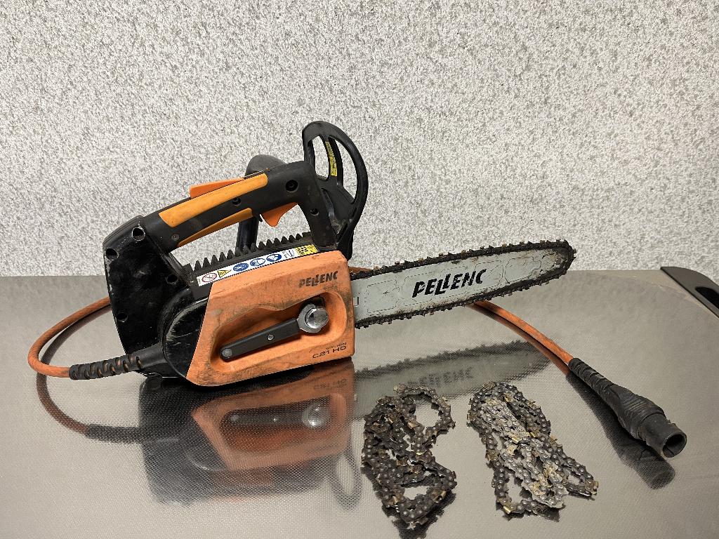 Pellenc kettingzaag, Ophalen, Pellenc, Kettingzaag, Zo goed als nieuw